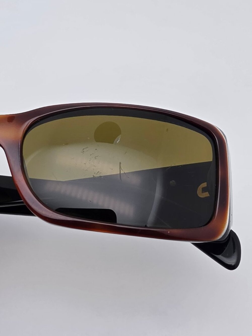 Chanel 5078 c 818/73 Tortoise Black Frame Green Lens Rectangular Sunglasses 54mm - Picture 11 of 16